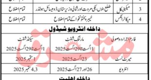 Admission Open in Govt College of Technology Bannu