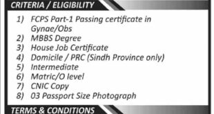 Admission Open in Post Graduate Training