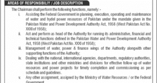 Chairman Jobs in WAPDA Islamabad
