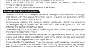 Jobs in Bank of Khyber KPK