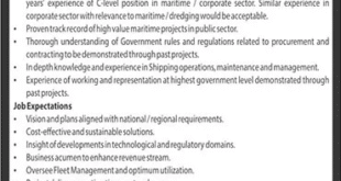 Jobs in National Dredging & Marine Services Private Limited Karachi