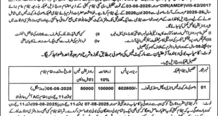 Market Committee Arif Wala Tender Notice