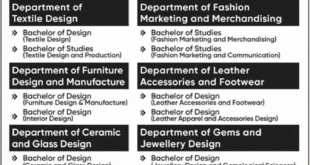 Admission Open in Pakistan Institute of Fashion & Design Lahore