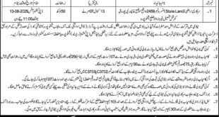 District Privatization Committee Sheikhupura Tender Notice