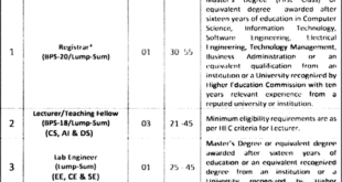 Jobs in Information Technology University Lahore