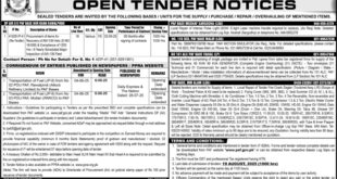 Pakistan Air Force Tender Notice