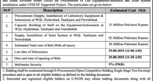 Pakistan Council of Research in Water Resources Karachi