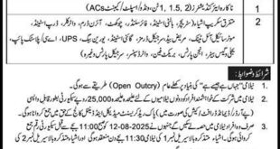 Pakistan Red Crescent Medical College & Teaching Hospital Tender Notice